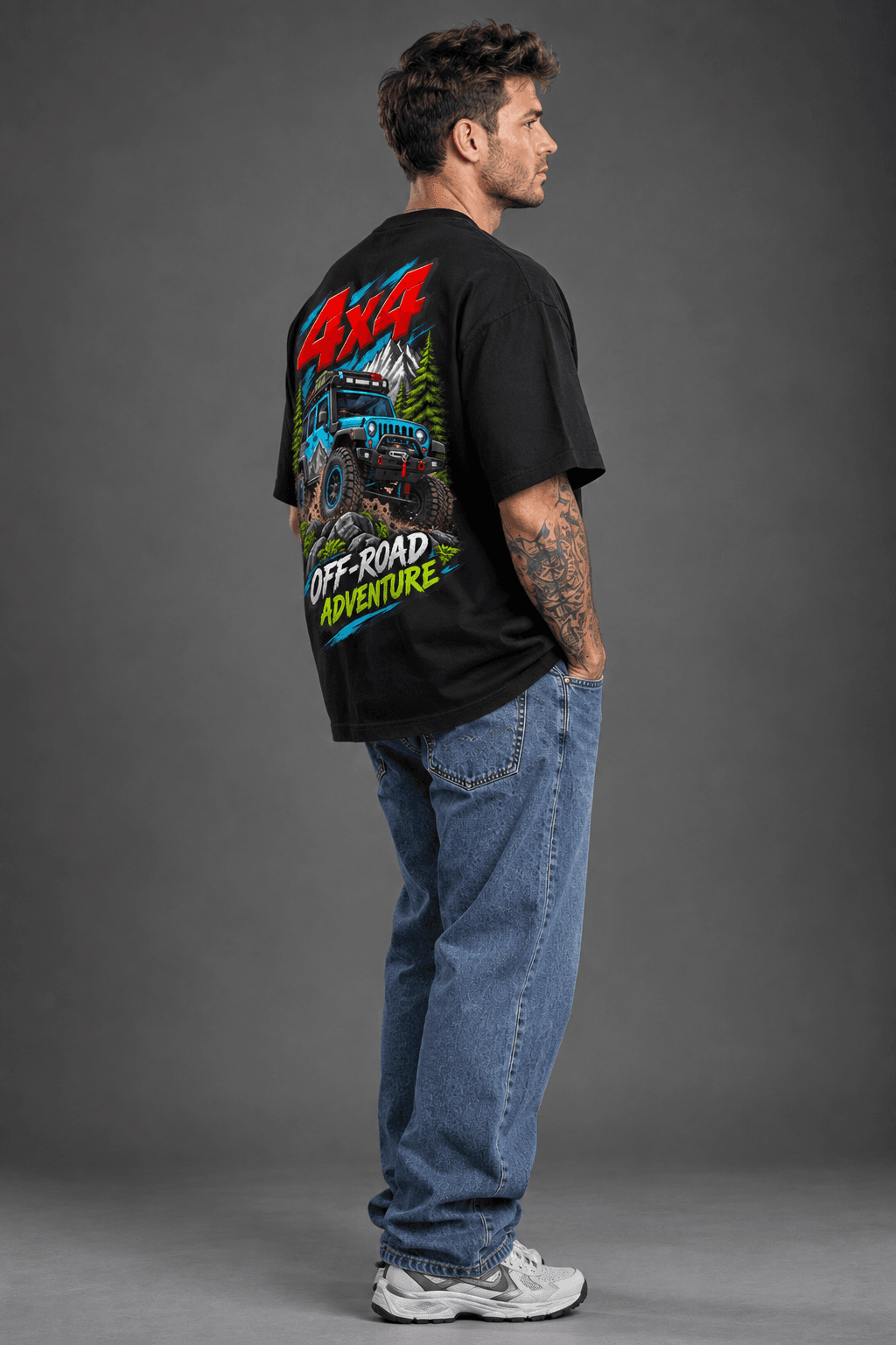 Men's Printed Oversized T-Shirt